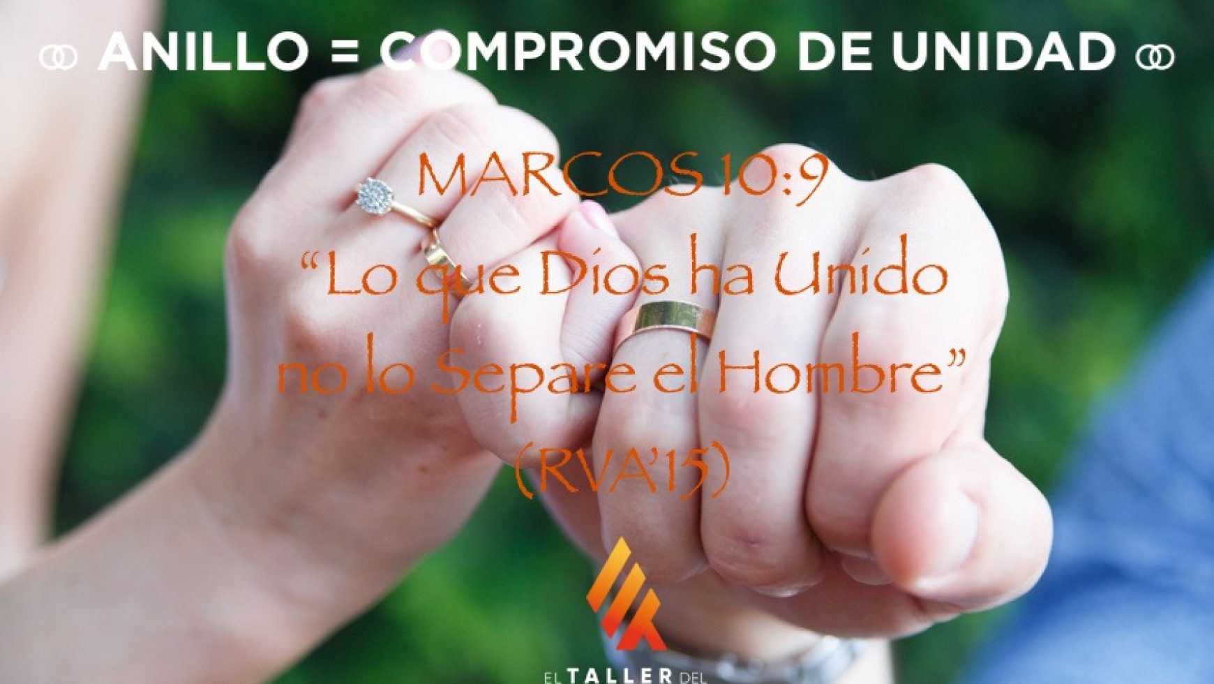 ⚭ ANILLO = COMPROMISO DE UNIDAD ⚭