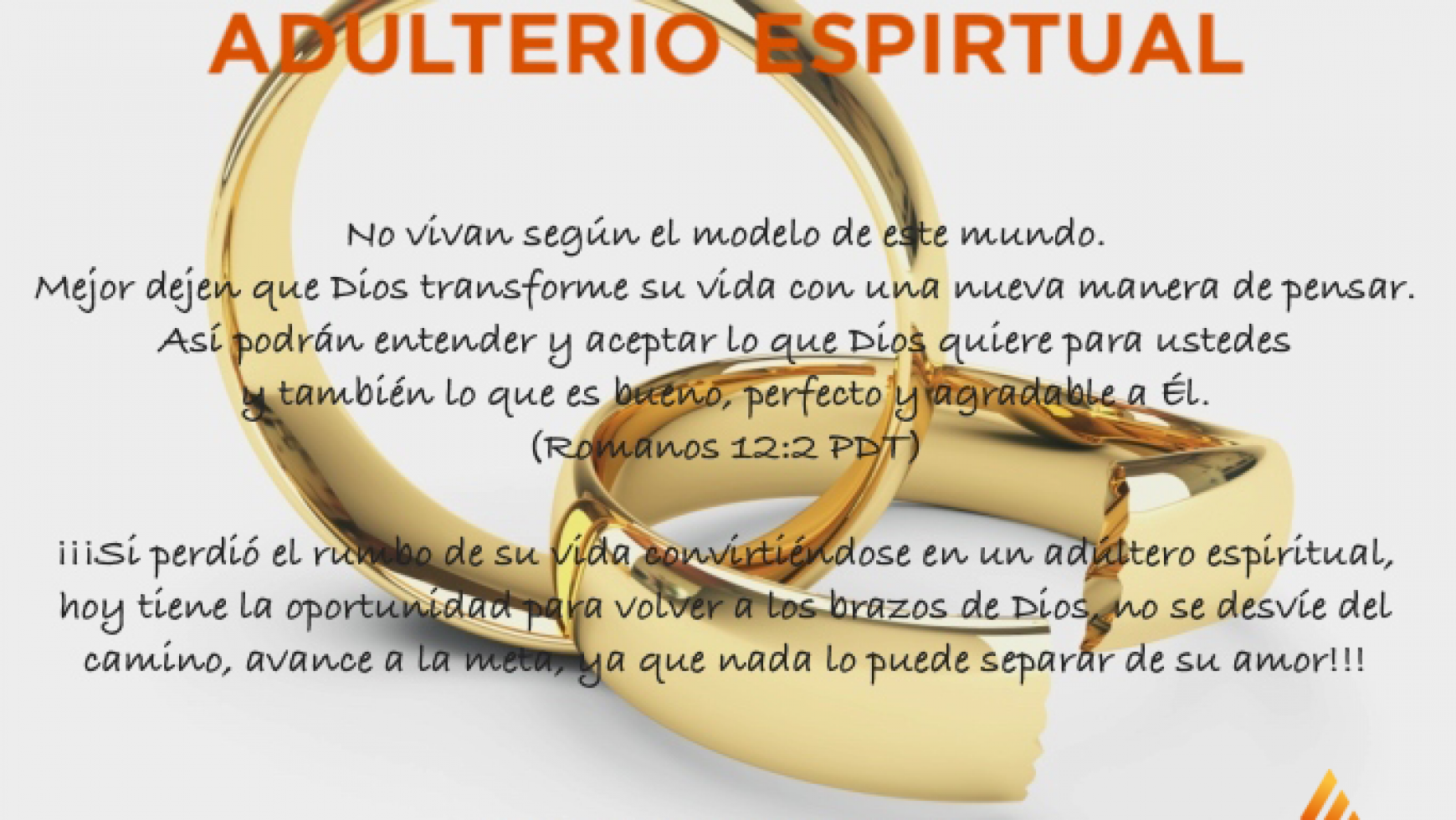 ADULTERIO ESPIRITUAL