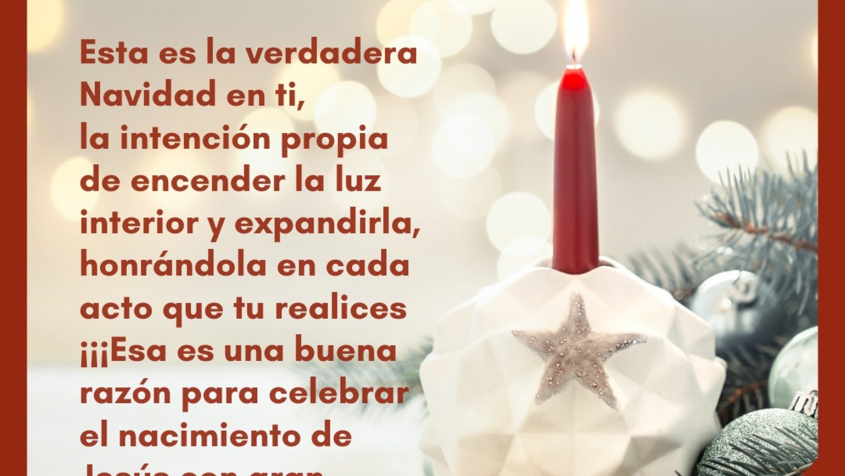 NAVIDAD = RENACER