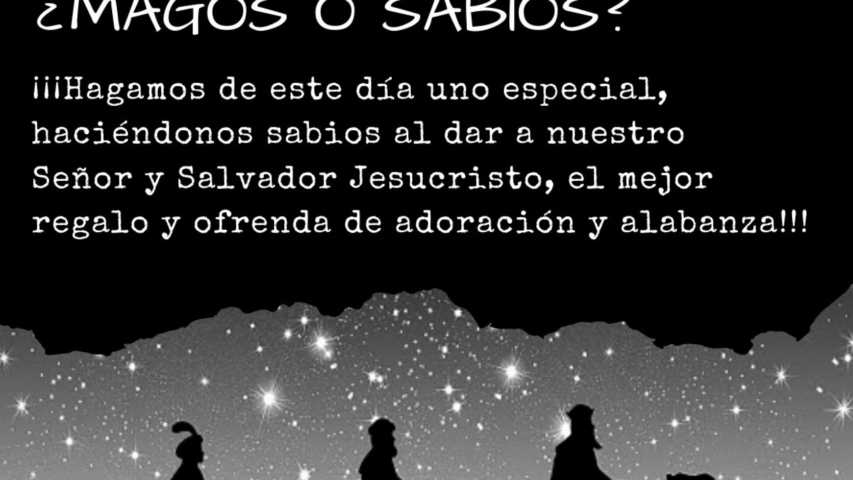 ¿MAGOS O SABIOS?
