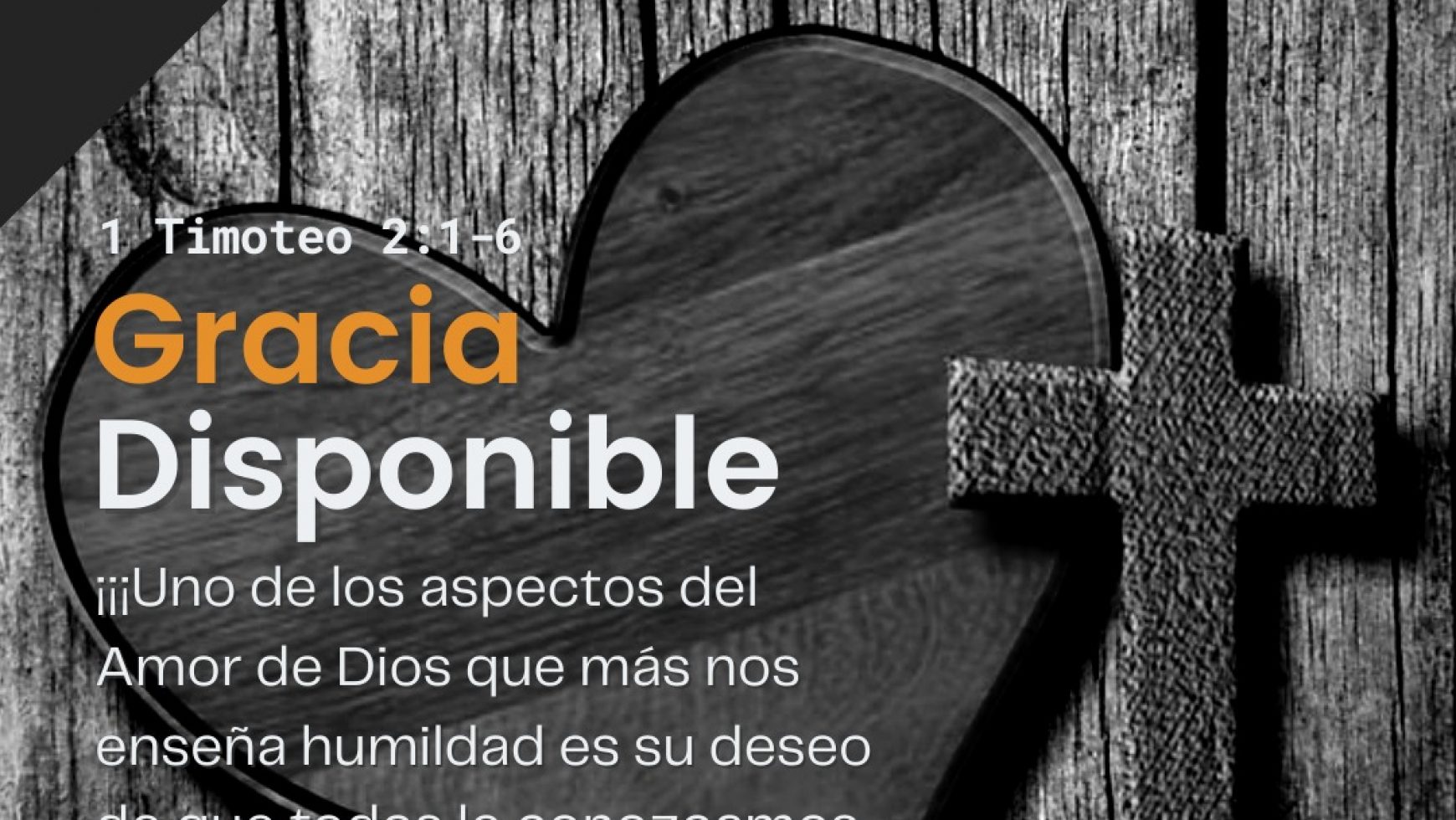 GRACIA DISPONIBLE