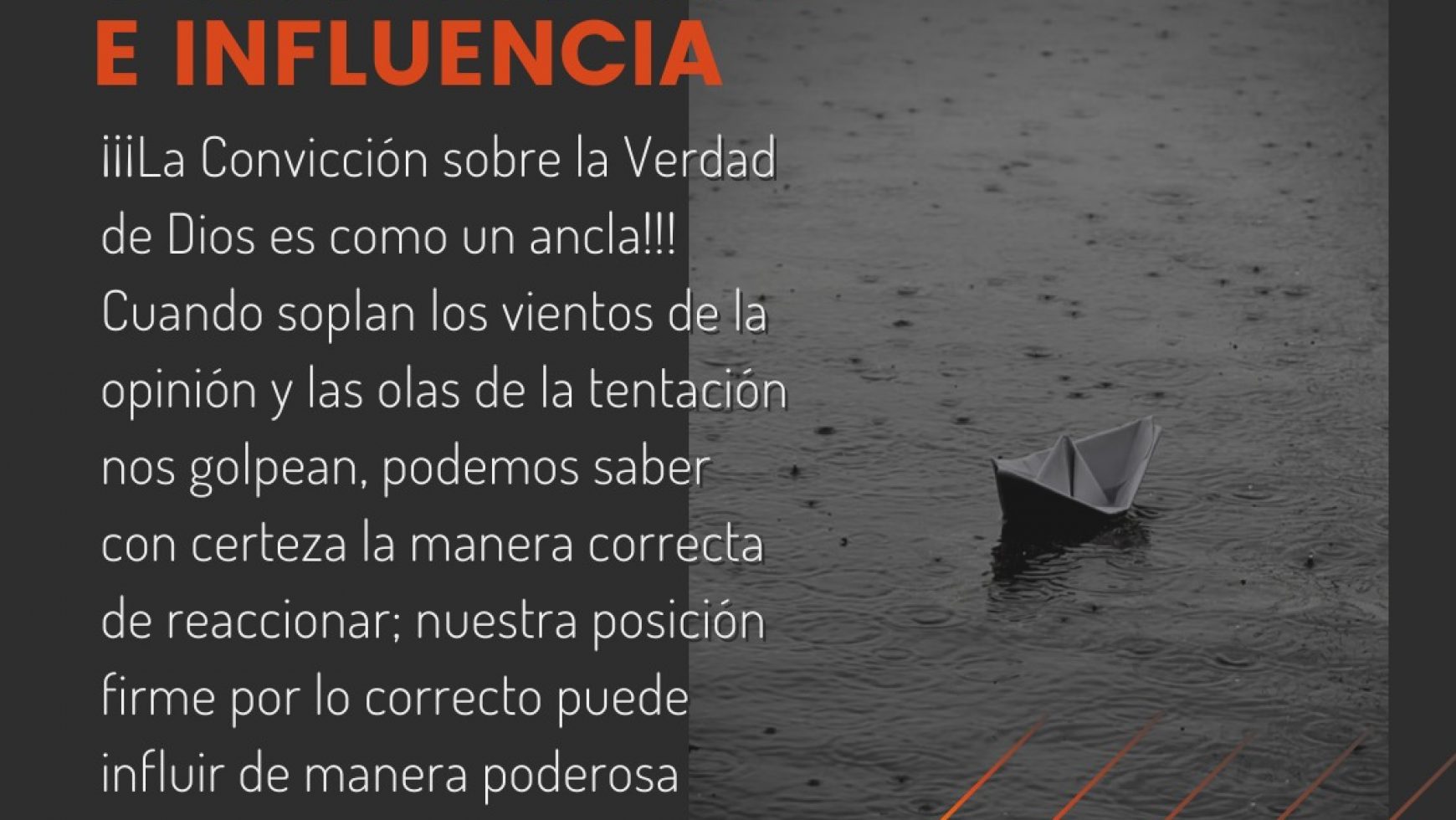 CONVICCIONES E INFLUENCIA