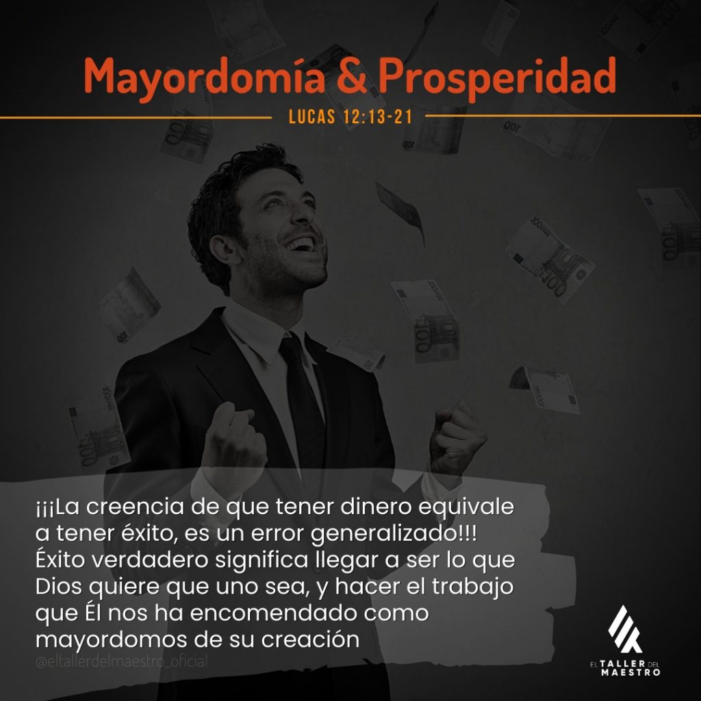 MAYORDOMÍA Y PROSPERIDAD