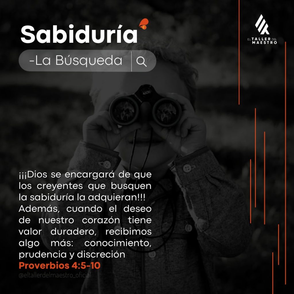 SABIDURÍA – LA BÚSQUEDA