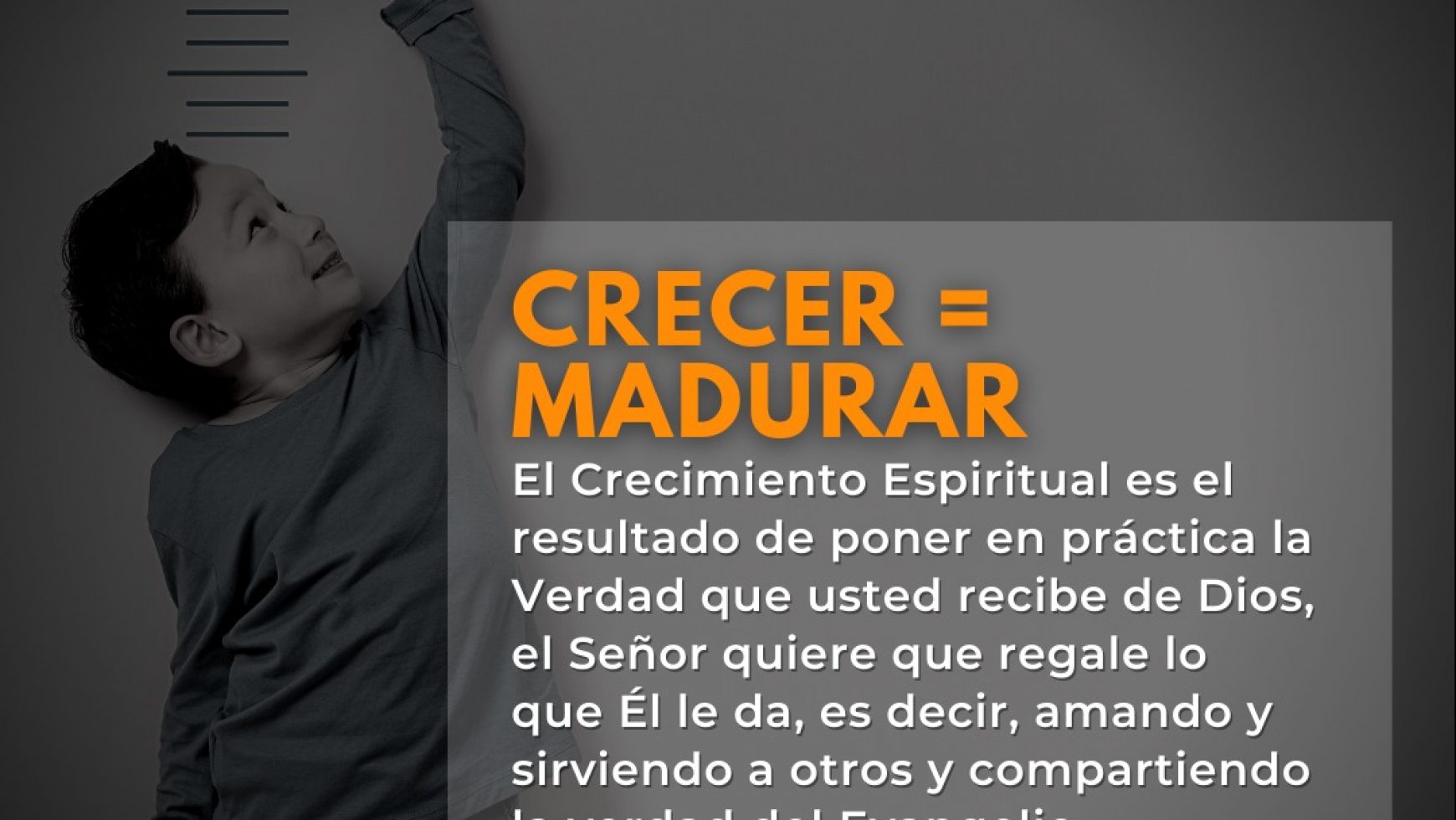 CRECER = MADURAR