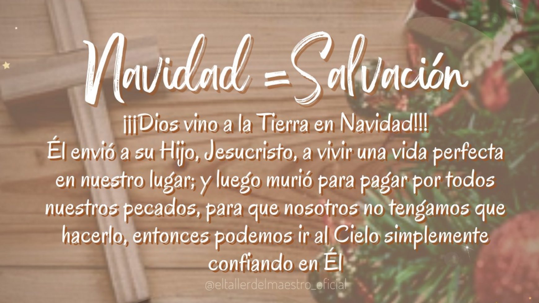 NAVIDAD = SALVACIÓN