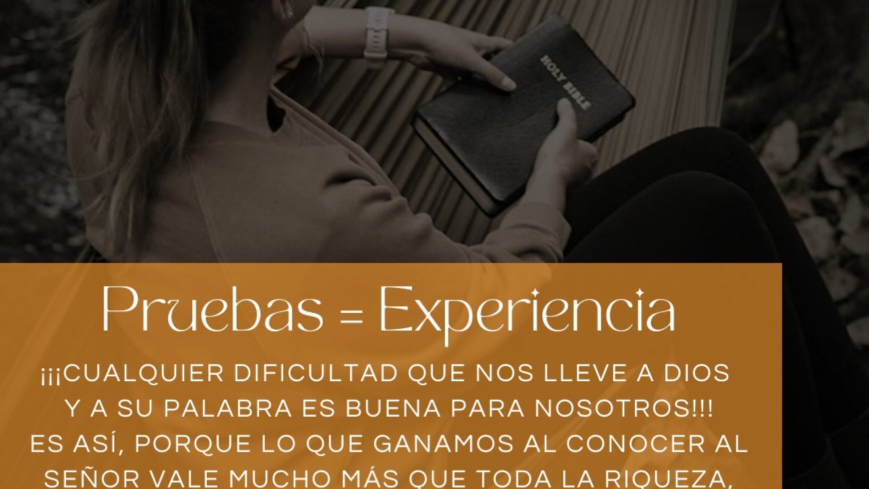 PRUEBAS = EXPERIENCIA