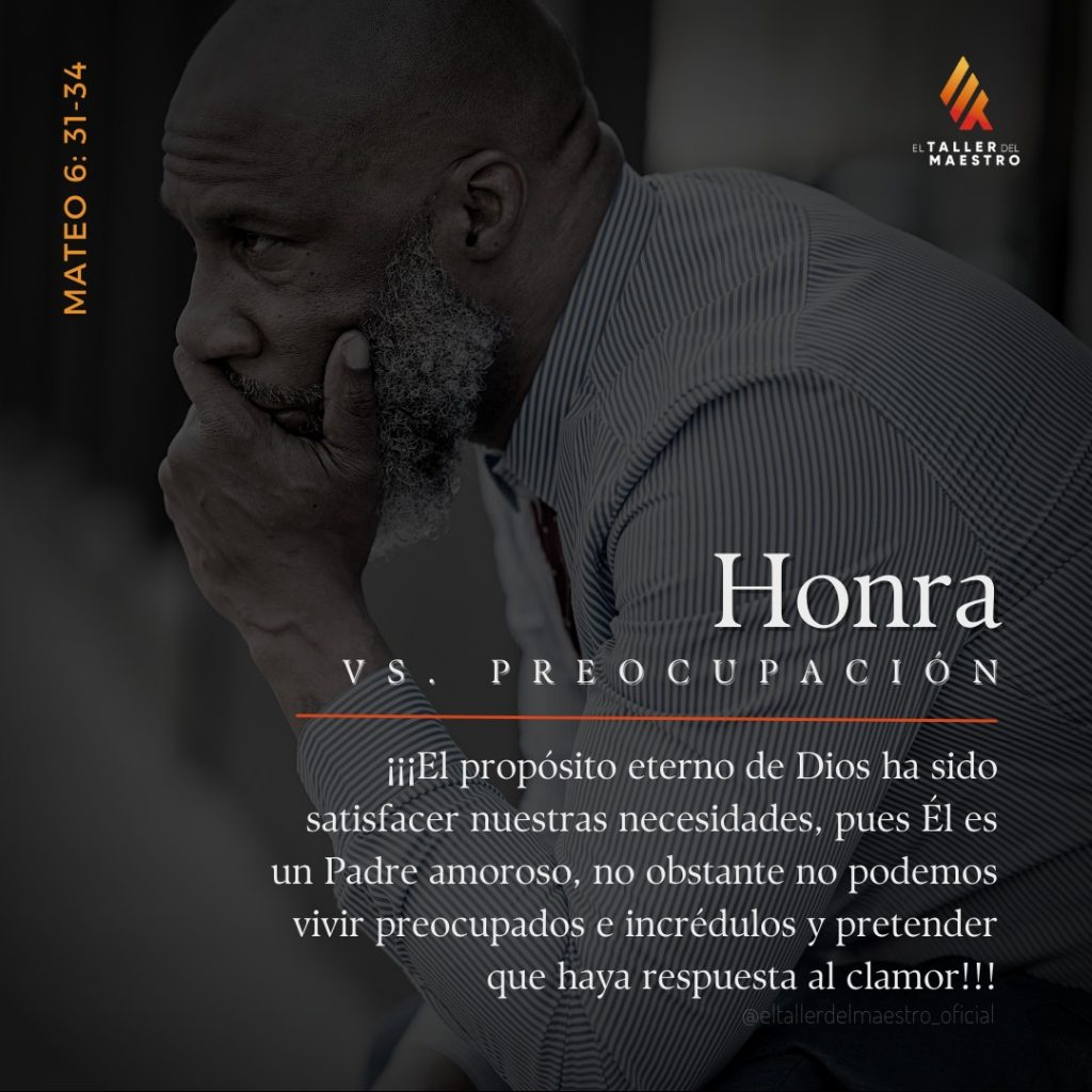 HONRA Vs. PREOCUPACIÓN