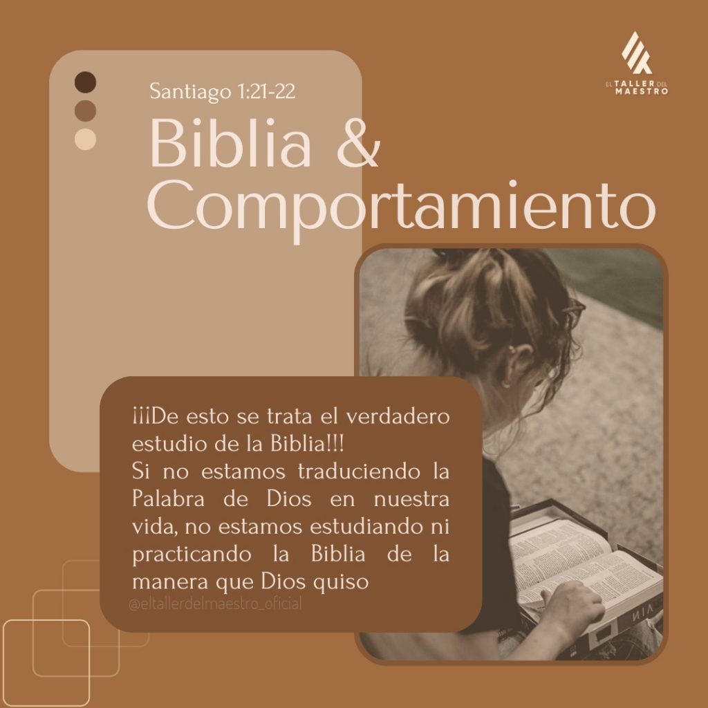 BIBLIA & COMPORTAMIENTO