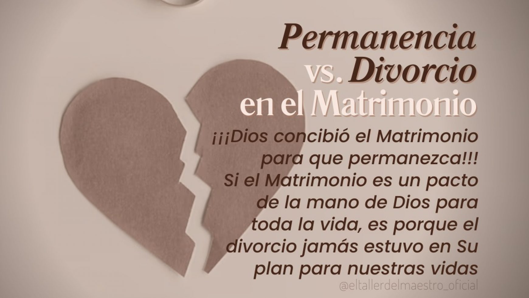 <strong>⚤ </strong>PERMANENCIA VS. DIVORCIO EN EL MATRIMONIO <strong>⚤</strong>