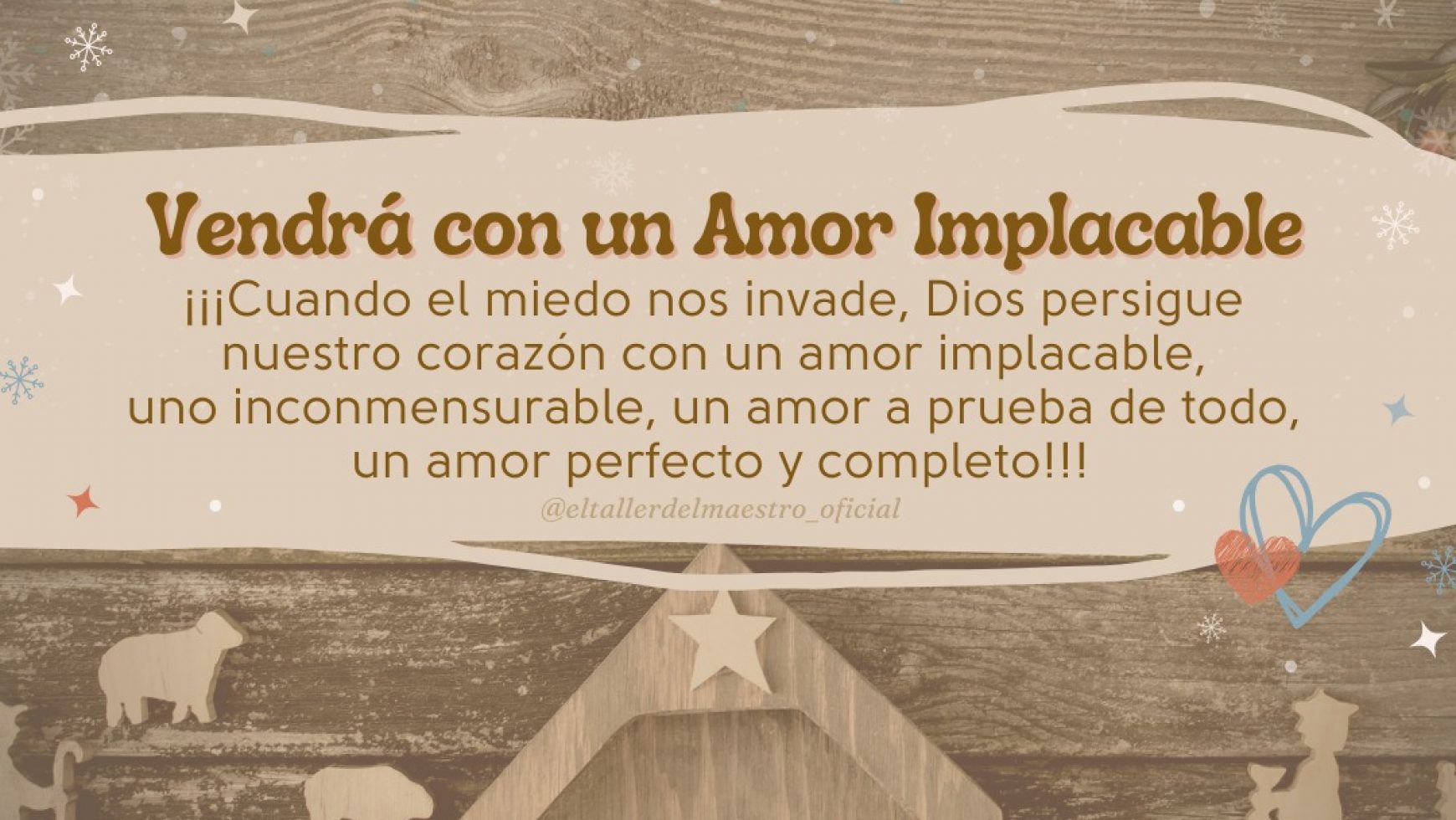 ❆ VENDRÁ CON UN AMOR IMPLACABLE ❆