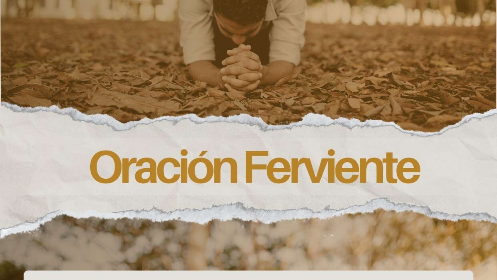 ORACIÓN FERVIENTE