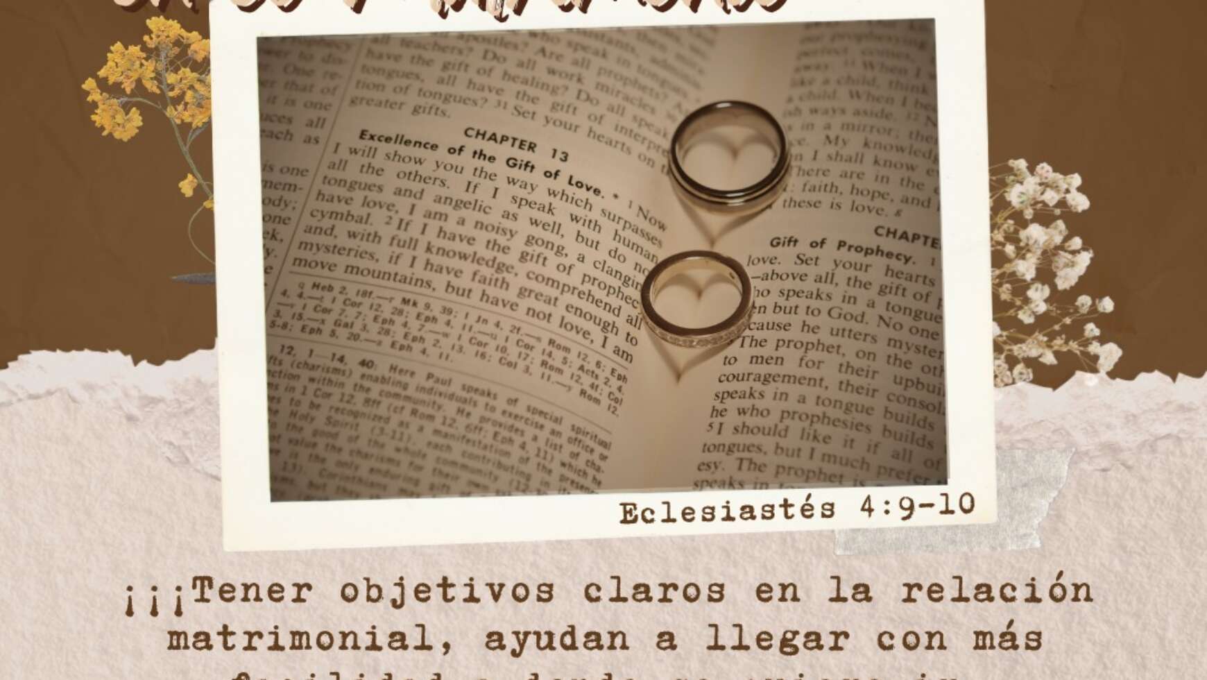 ⚤ METAS CLARAS EN EL MATRIMONIO ⚤