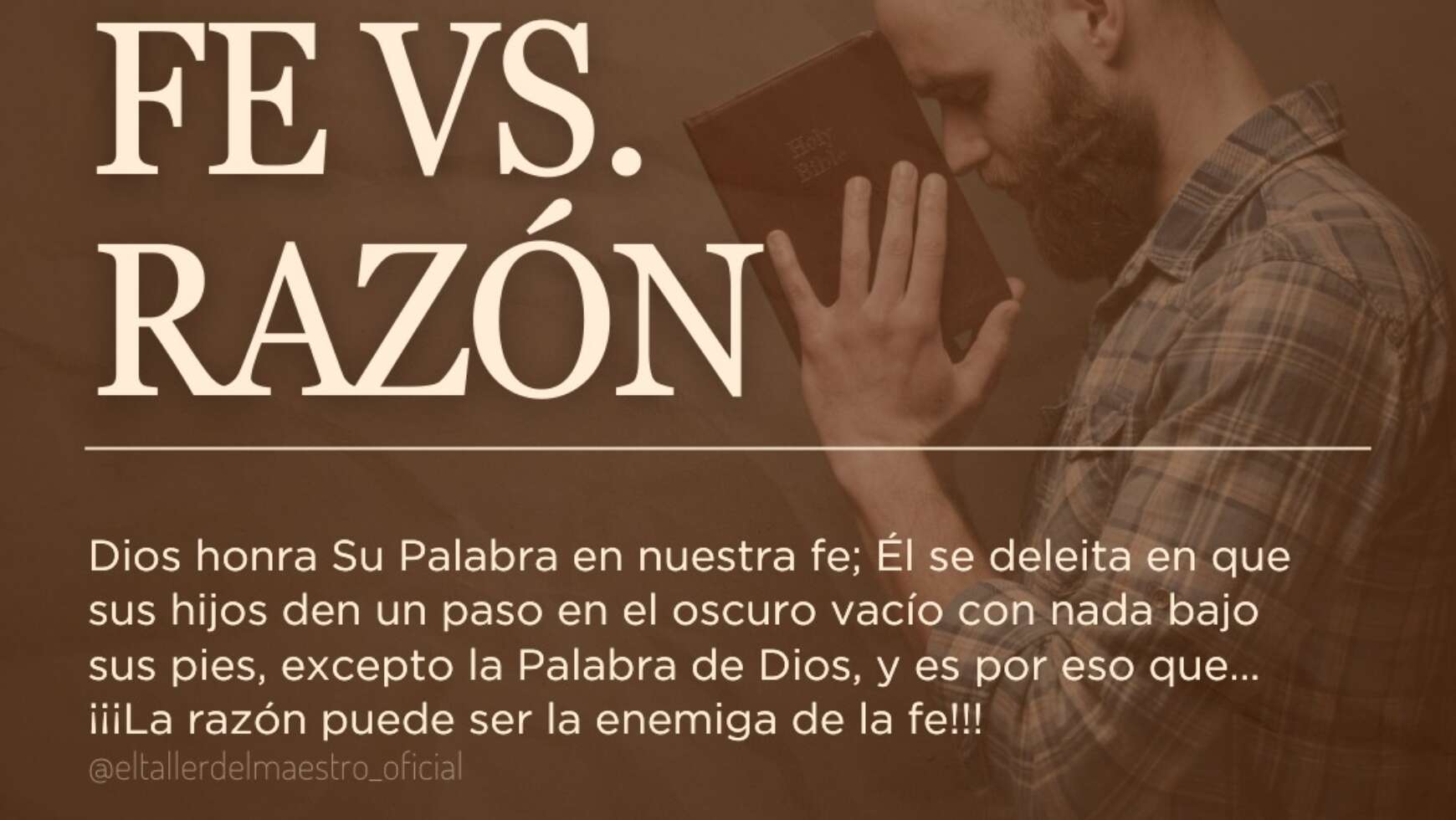 FE VS. RAZÓN