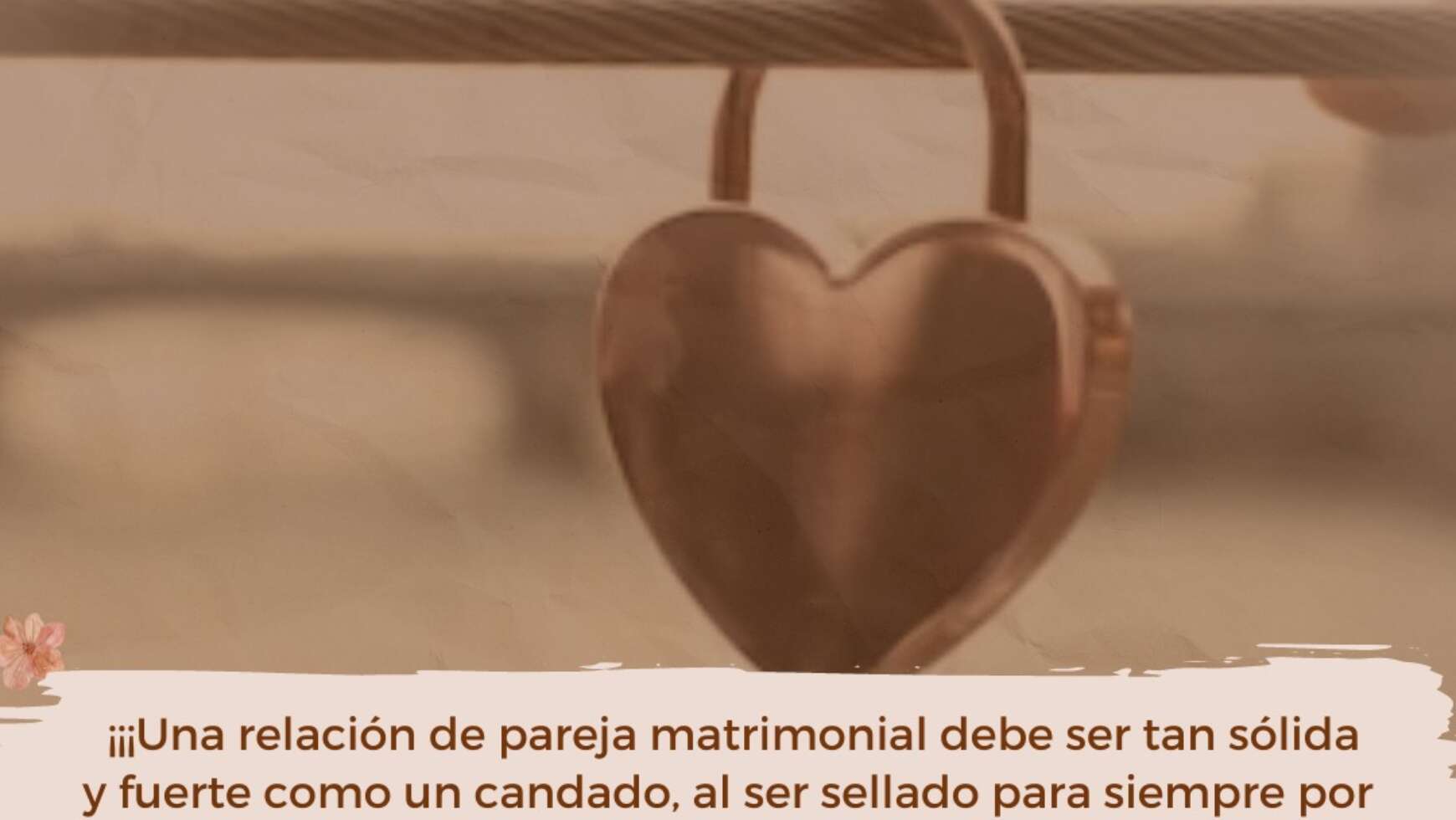 ⚤ EL MATRIMONIO SELLADO COMO UN CANDADO ⚤