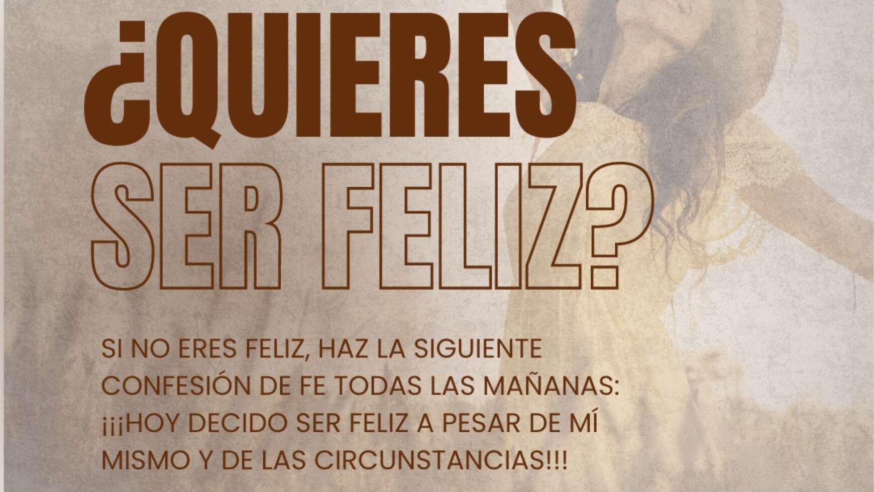 ☝🏼 ¿QUIERES SER FELIZ? ☝🏼