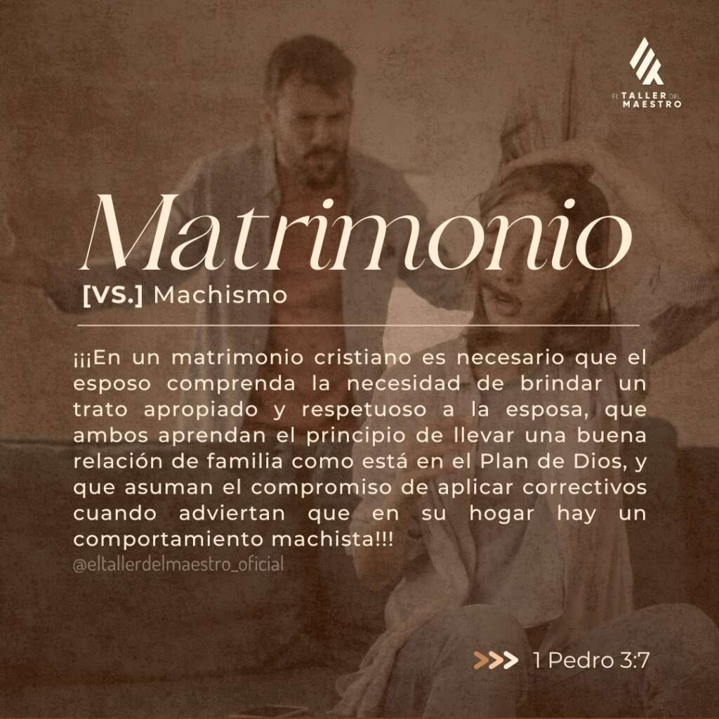 ⚤ MATRIMONIO VS. MACHISMO ⚤