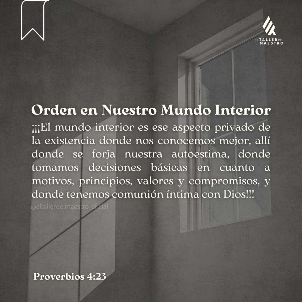 💖 ORDEN EN NUESTRO MUNDO INTERIOR 💖