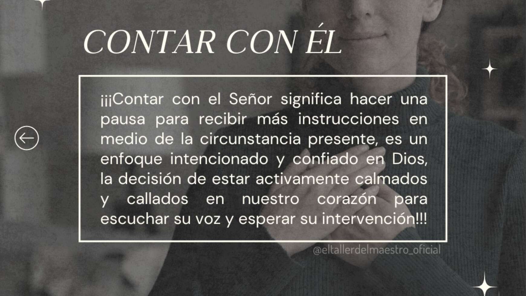 CONTAR CON ÉL