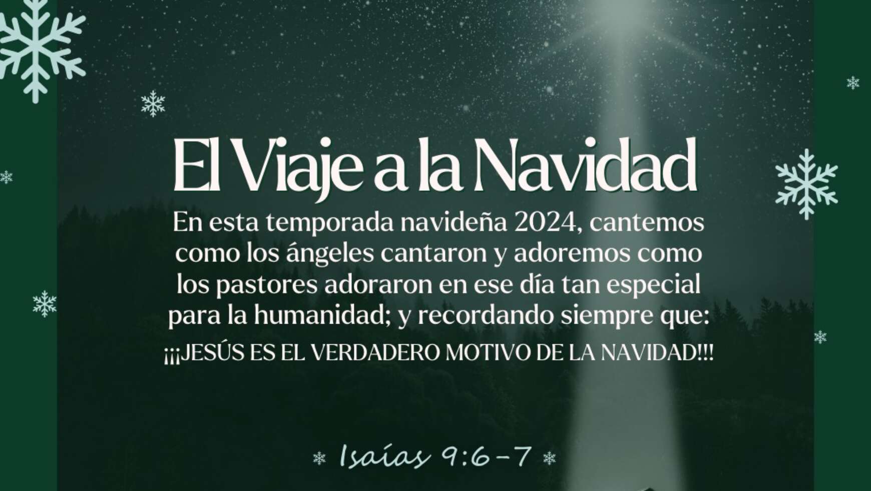 ❆ EL VIAJE A LA NAVIDAD 🎄                              Lecturas Devocionales ETDM Navidad 2024