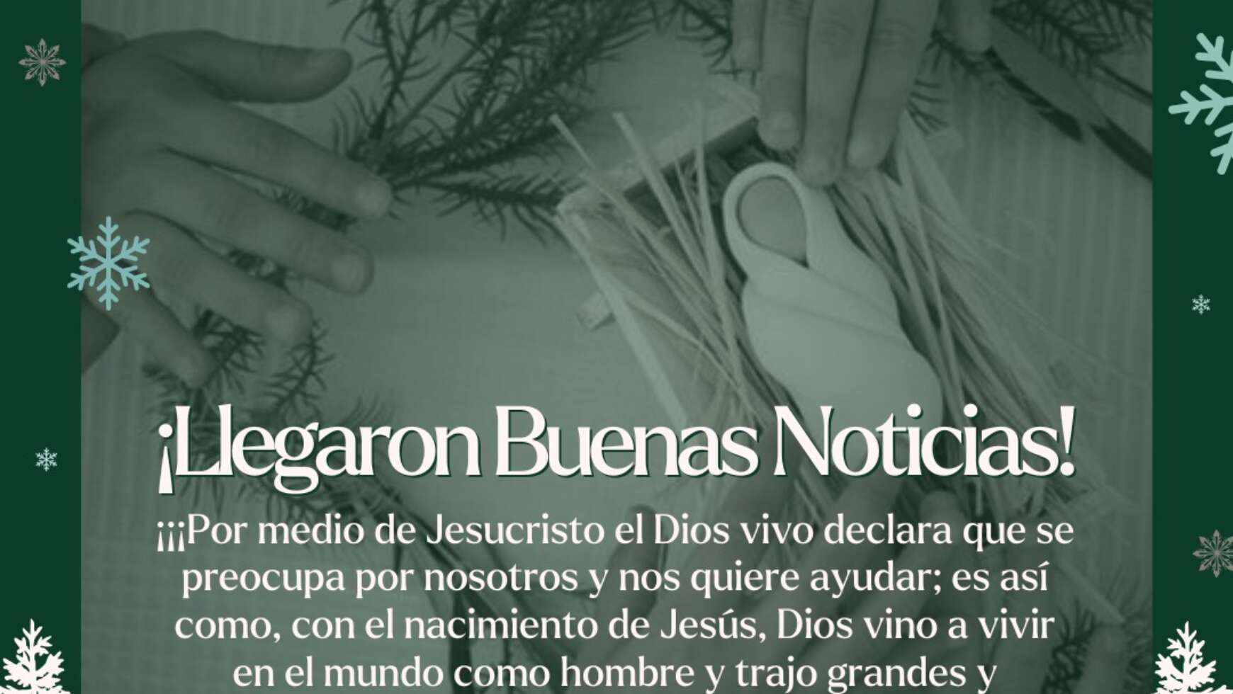 ¡LLEGARON BUENAS NOTICIAS!