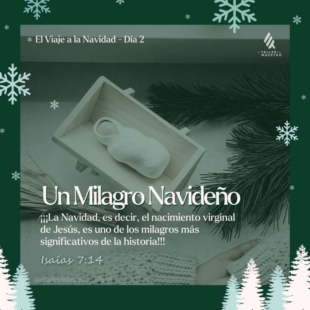 ❆ EL VIAJE A LA NAVIDAD 🎄 Día 2 – UN MILAGRO NAVIDEÑO