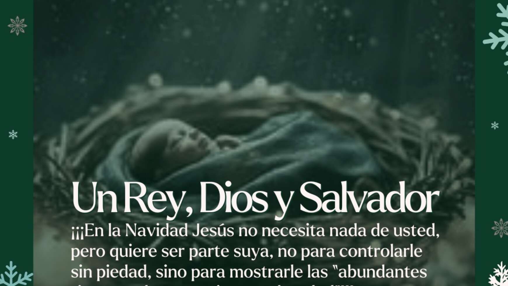 ❆ EL VIAJE A LA NAVIDAD 🎄 Día 23 – UN REY, DIOS Y SALVADOR