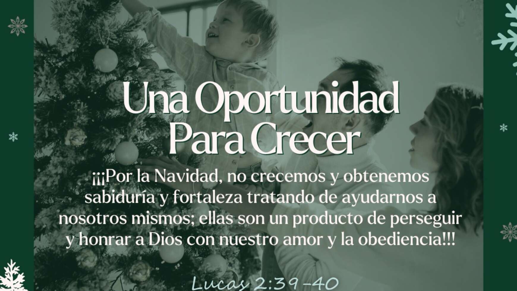 ❆ EL VIAJE A LA NAVIDAD 🎄 Día 24 – UNA OPORTUNIDAD PARA CRECER