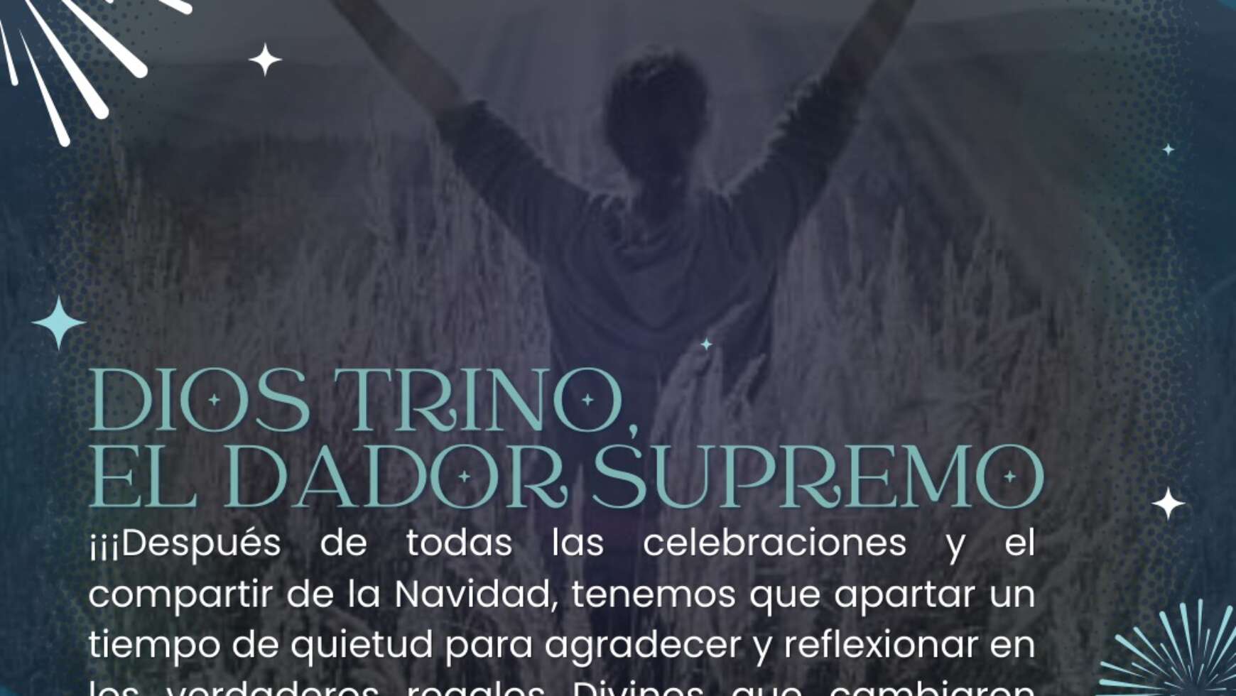 💝 DIOS TRINO, EL DADOR SUPREMO 💝