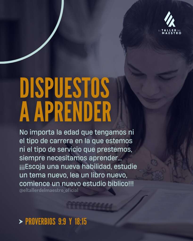 DISPUESTOS A APRENDER