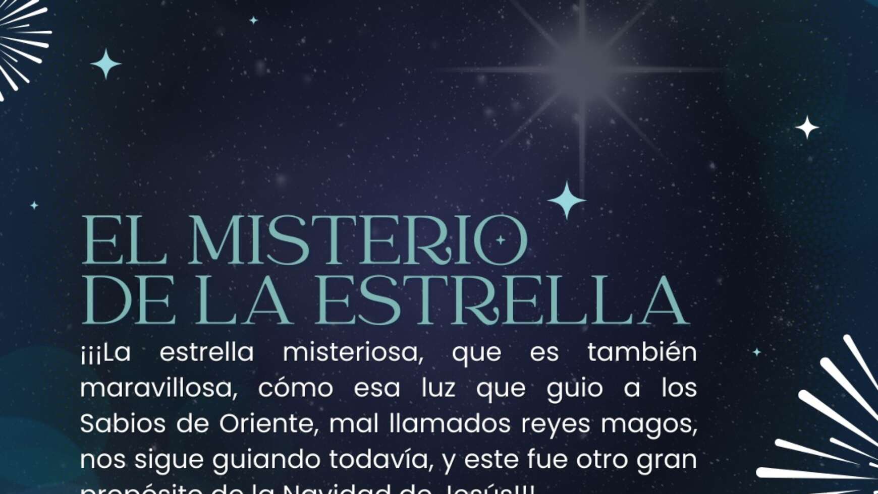 🌟 EL MISTERIO DE LA ESTRELLA 🌟