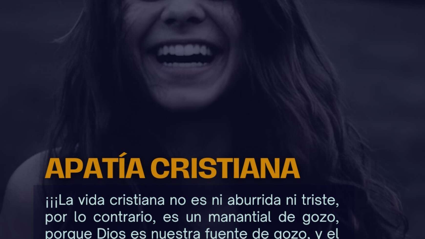 APATÍA CRISTIANA