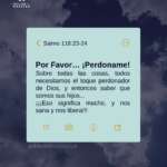  POR FAVOR… ¡PERDONAME! 