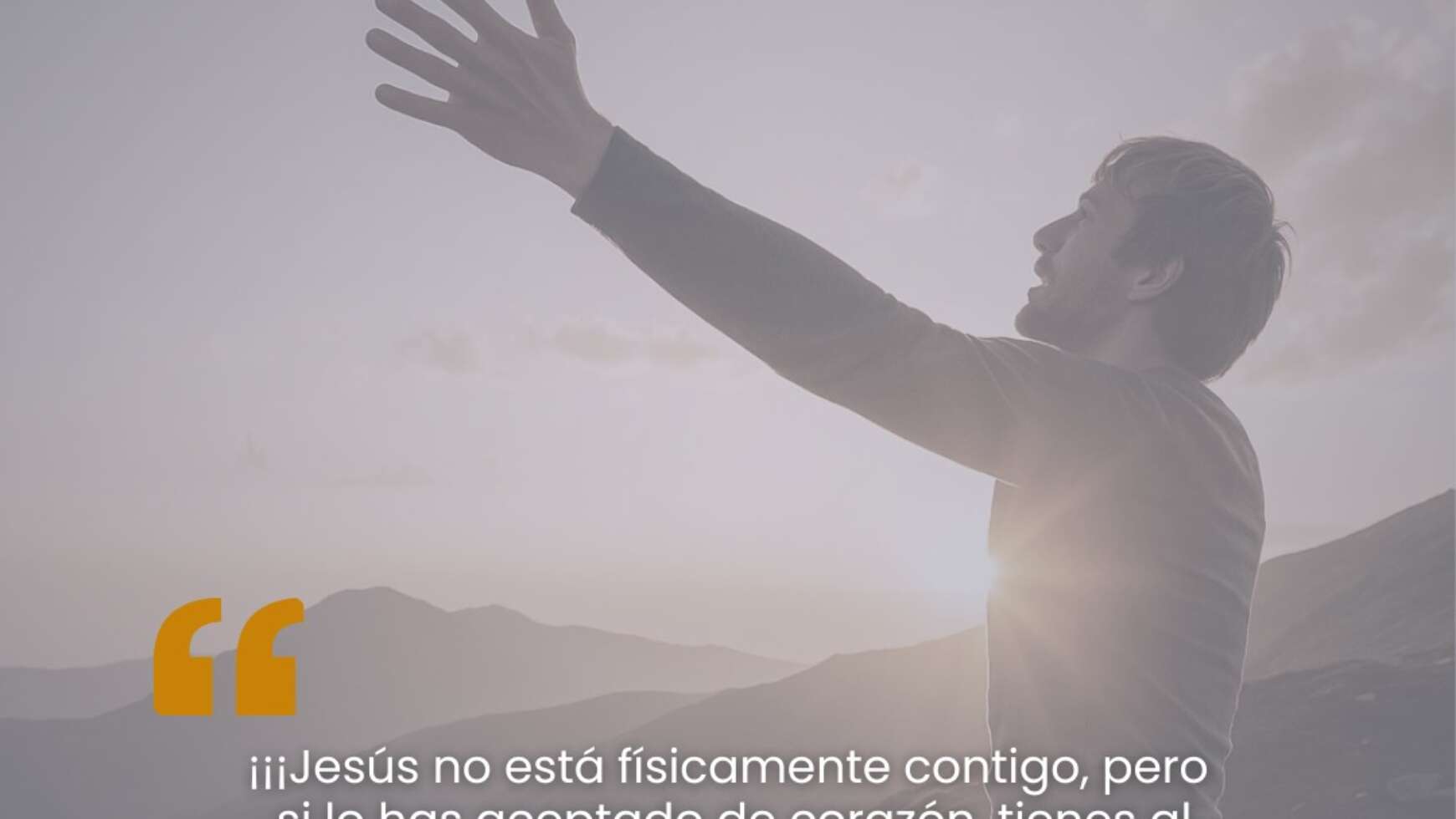 ¡¡¡EL SEÑOR ASCENDIÓ, PERO ESTÁ CONMIGO!!!