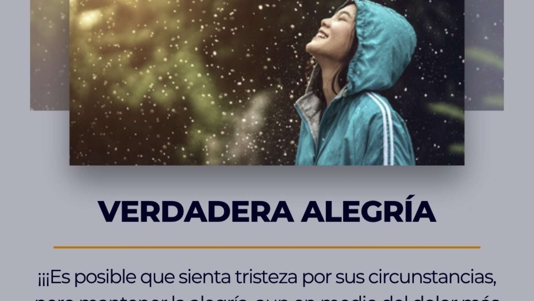 VERDADERA ALEGRÍA