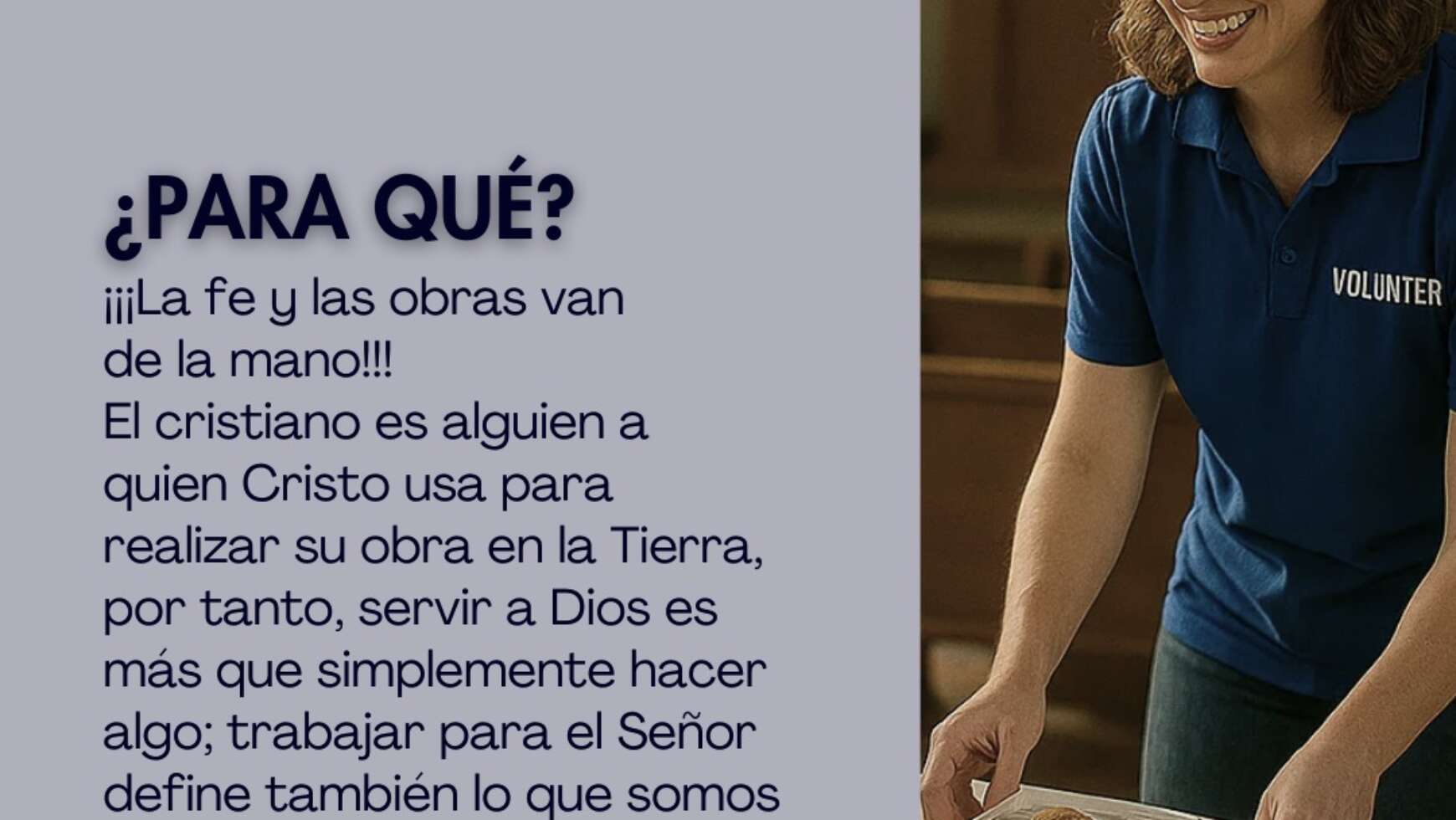 ¿PARA QUÉ?