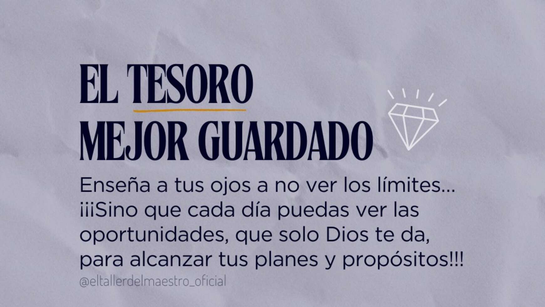 💎 EL TESORO MEJOR GUARDADO 💎