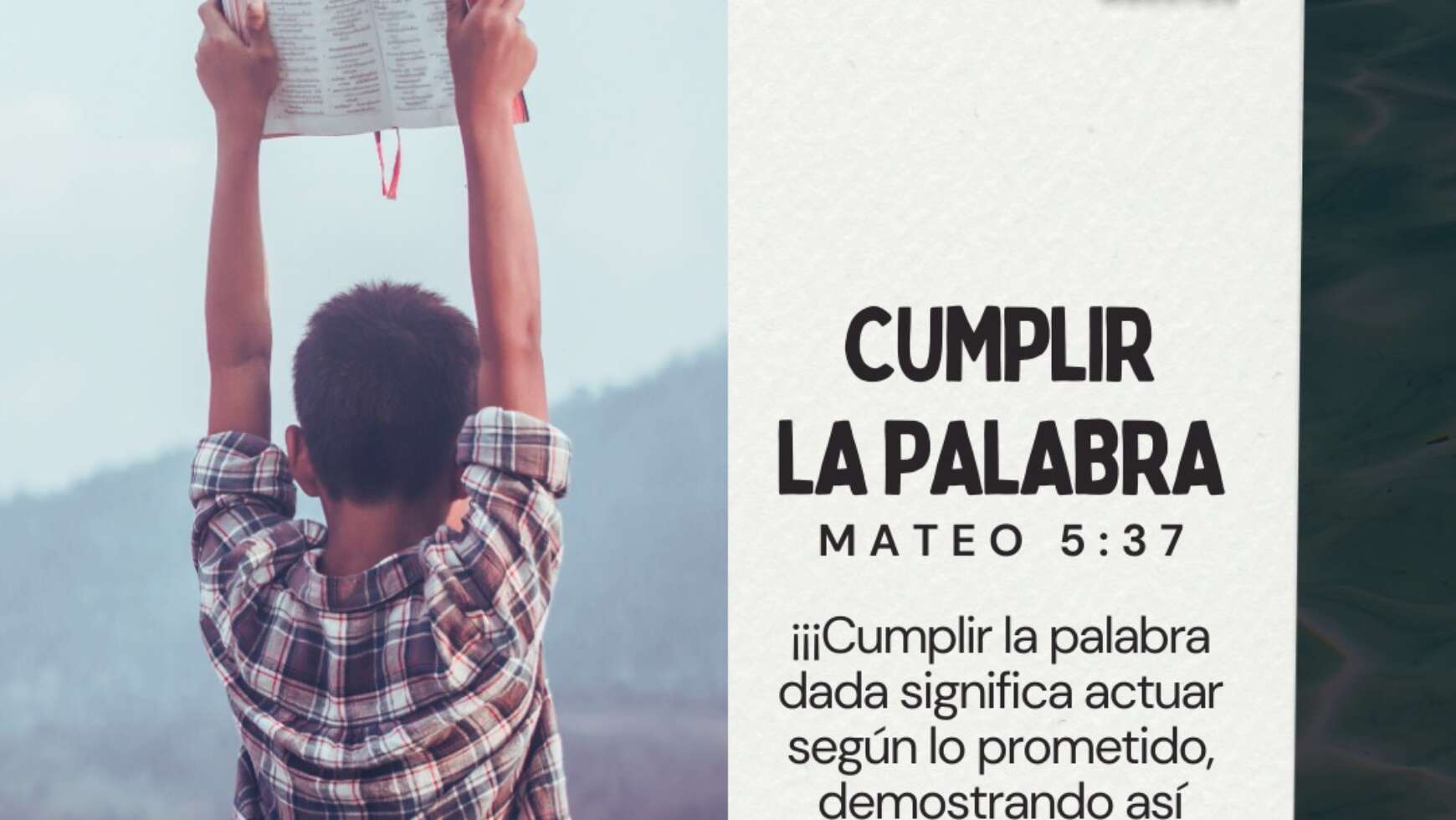 CUMPLIR LA PALABRA