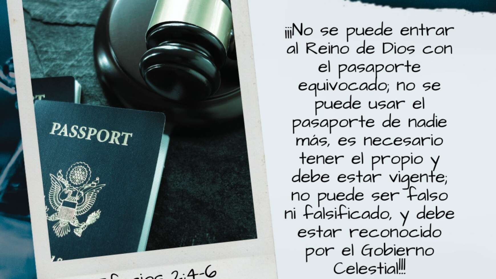 PASAPORTE AL REINO