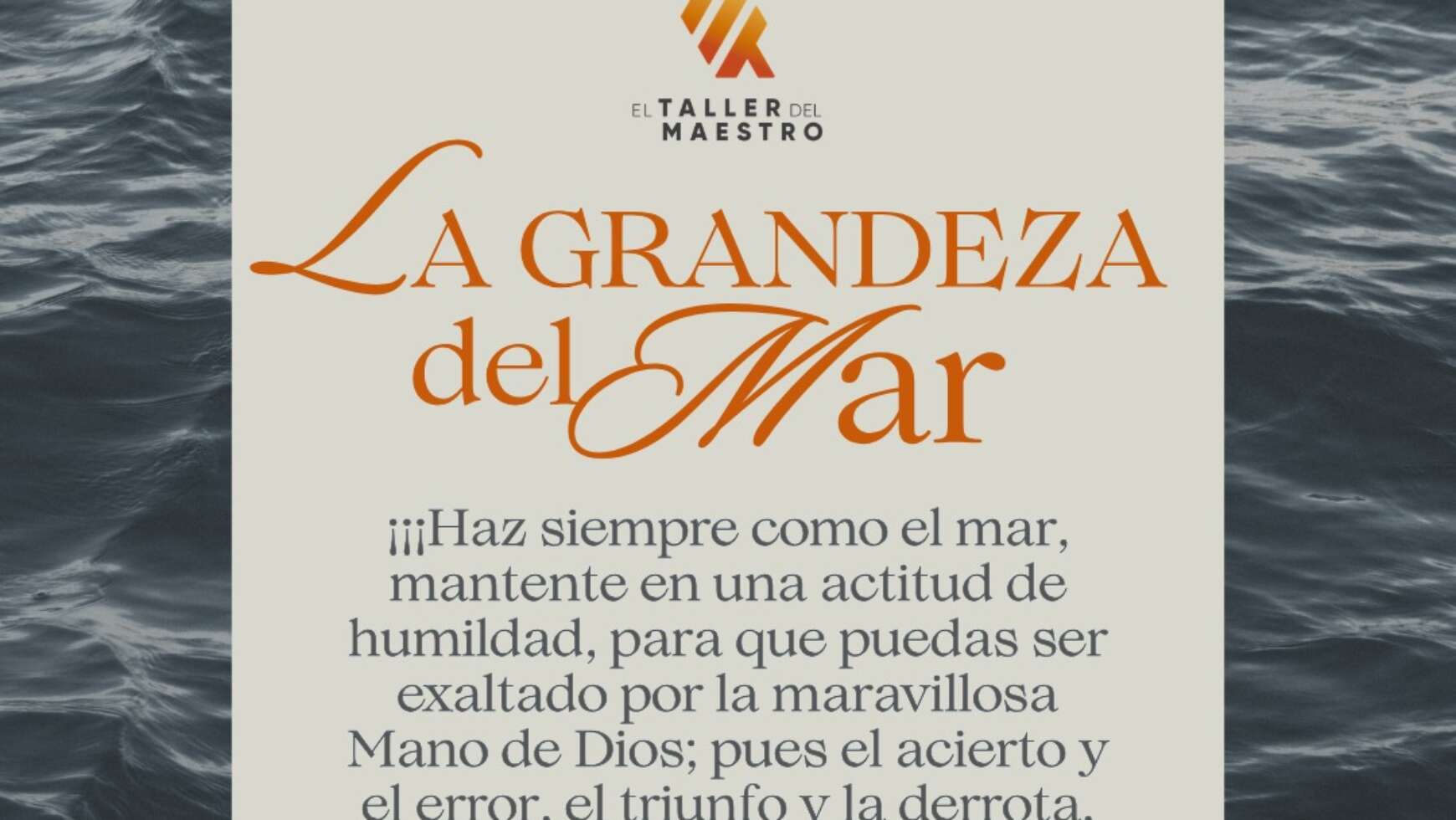 🌊 LA GRANDEZA DEL MAR 🌊