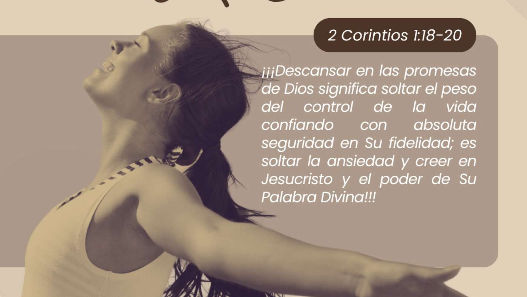 DESCANSAR EN CRISTO